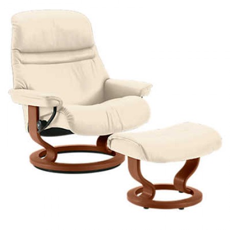 Sunrise Classic Chair & Ottoman (L)